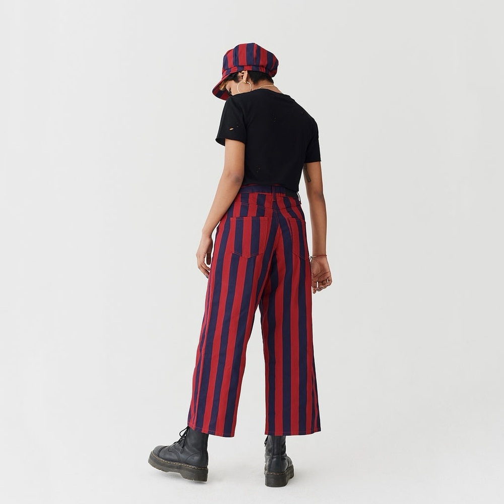 Lazy Oaf Button Up Wide Leg Pants - image 4